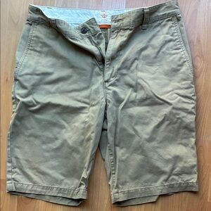 Dockers Men's Khaki Flat Front Shorts